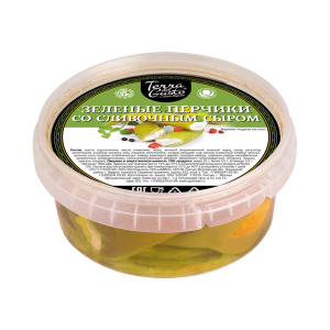 Зеленые перчики со сливочным сыром Terra del Gusto --- Сыры